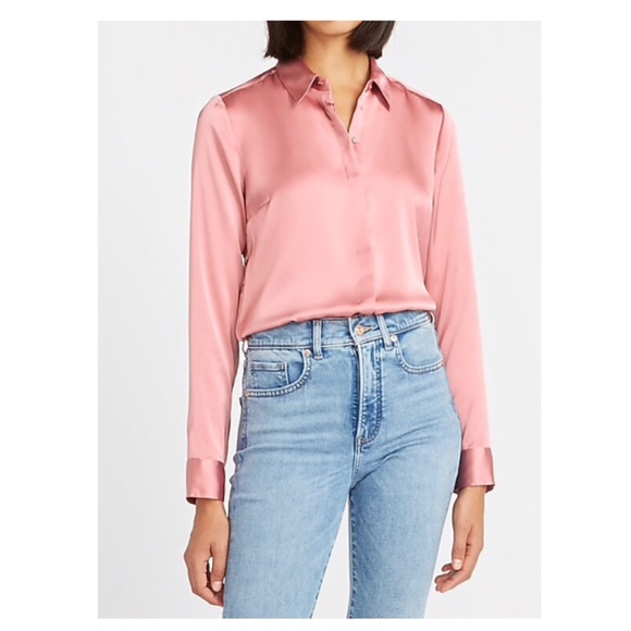 Express Tops - EXPRESS Luxe Satin Portofino Shirt!